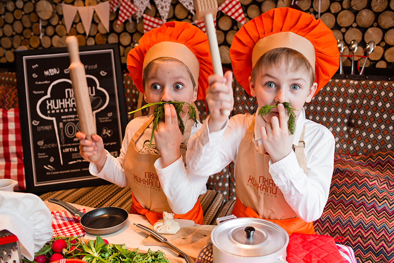Детский кулинарный мастер-класс в Пхали&Хинкали 