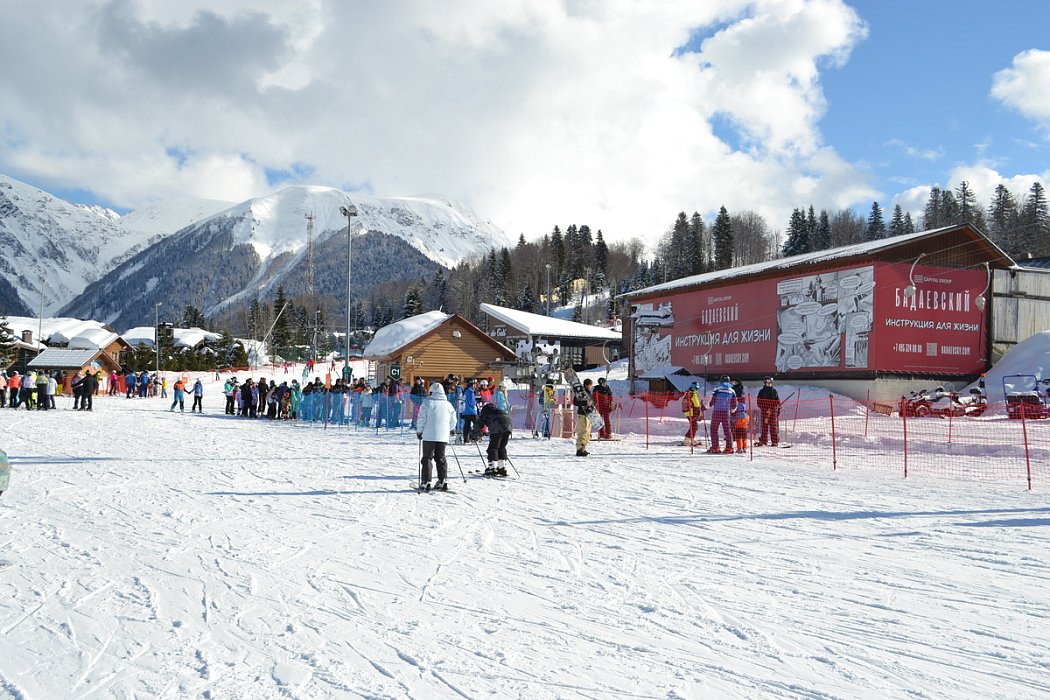 Рекламное размещение на территории курорта